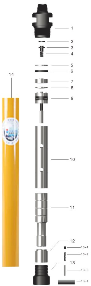 Погружной пневмоударник KQ-200A