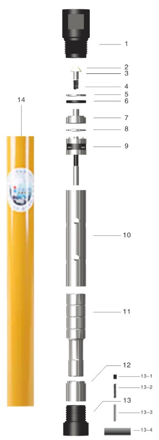 Погружной пневмоударник KQ-130B