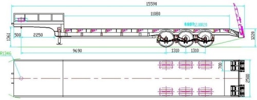 Трал QDT9493TDP (60 т)