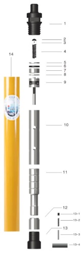 Погружной пневмоударник KQ-60