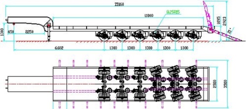 Трал шестиосник телескоп