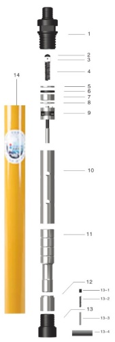 Погружной пневмоударник KQ-65