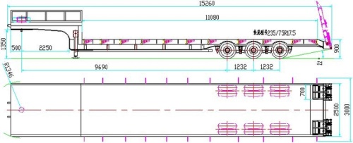 Низкорамный трал QDT9493TDP